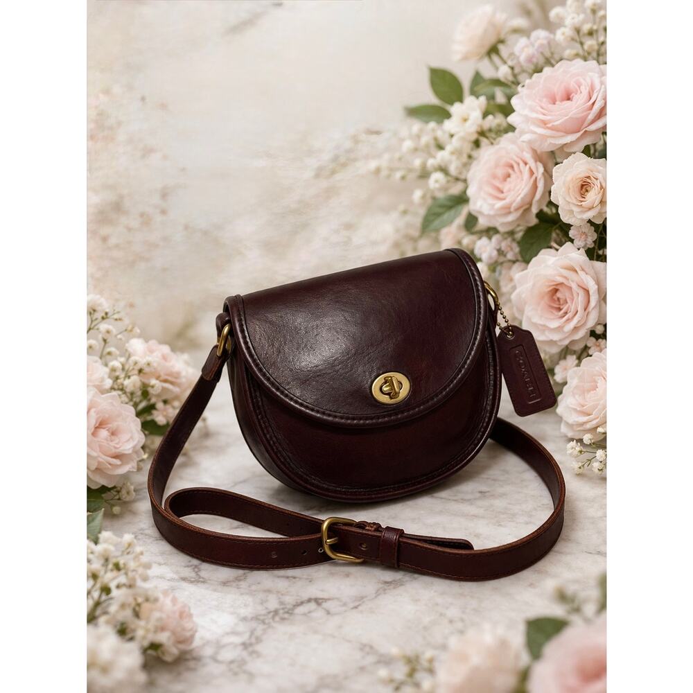 Beautifully Restored Coach Watson Crossbody – Mahogany